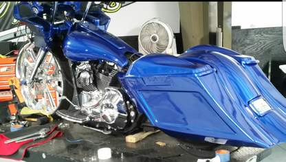6" Down 9" Back Angled Saddlebag And Fender