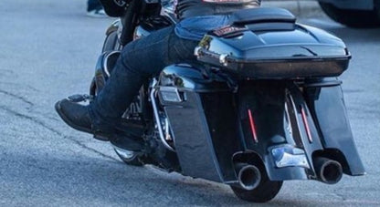 Harley Davidson Slope Saddlebags 6" Down 9" Back Touring Motorcycles
