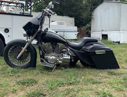 Honda Vtx 1300/1800 Stretched Saddlebags Fender Bagger Kit - Bike Life Nation