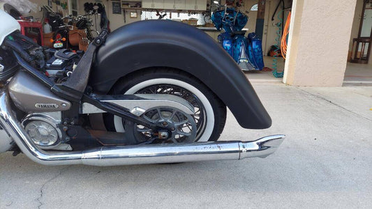 Yamaha Road Star Motorcycle 6" Stretched Rear Fender - Bike Life Nation