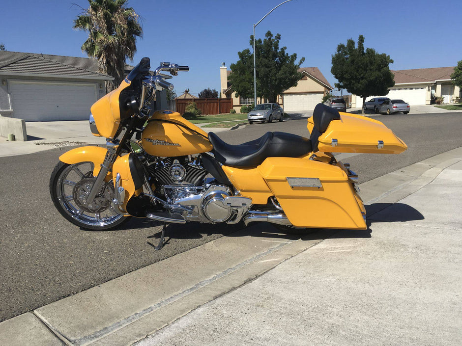 Harley Davidson Tour Pack Chopped Razor Audio Bagger Touring – Bike ...