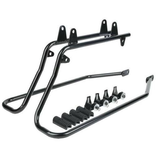 Harley Davidson Softail Drop Back Stretched Extended Saddlebags / fender Deluxe Heritage - Bike Life Nation