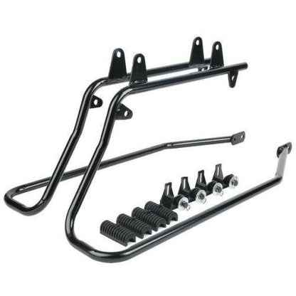 Harley Davidson Softail Drop Back Stretched Extended Saddlebags / fender Deluxe Heritage - Bike Life Nation