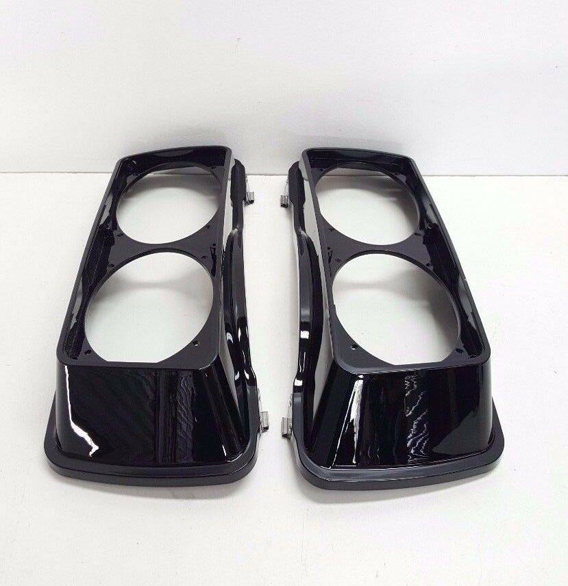 Harley Davidson Double 6x9 Speaker Lids Touring Flh 97-13 Abs Plastic - Bike Life Nation