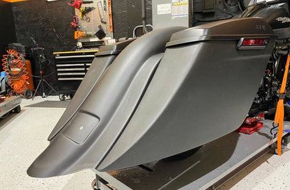 Harley Davidson Flh Touring 4.5" Down 9" Back Dove Tail Stretched Saddlebags - Bike Life Nation