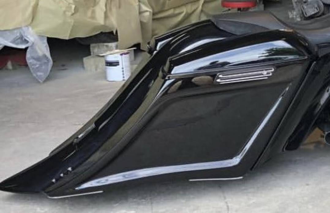 Harley Davidson Flh Touring 6" Down 18" Back  Stretched Saddlebags - Bike Life Nation