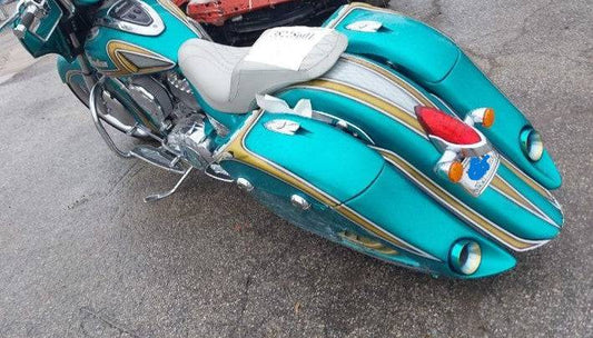Indian Chieftain RoadMaster Classic Hatchet  Chief Vintage 4.5" Stretched Saddlbags - Bike Life Nation