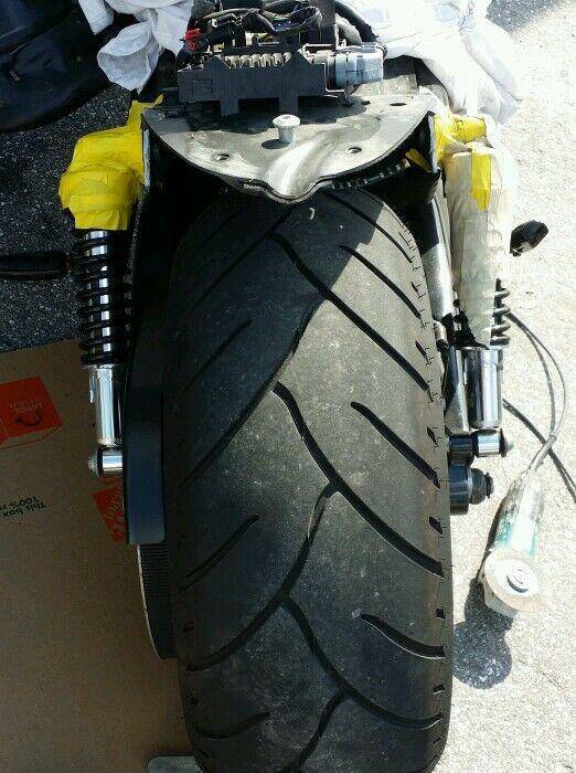 Harley Davidson Rear Chopped Fender Vrod Rear V-rod Vrsc, Vrscaw, Vrscd, Vrscdx - Bike Life Nation