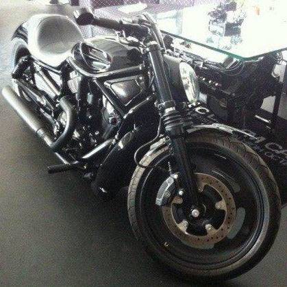 RIDERPITSTOP Custom Air Scoop / Vent Set For Harley V-Rod Muscle VRSCF – FRP Gelcoat