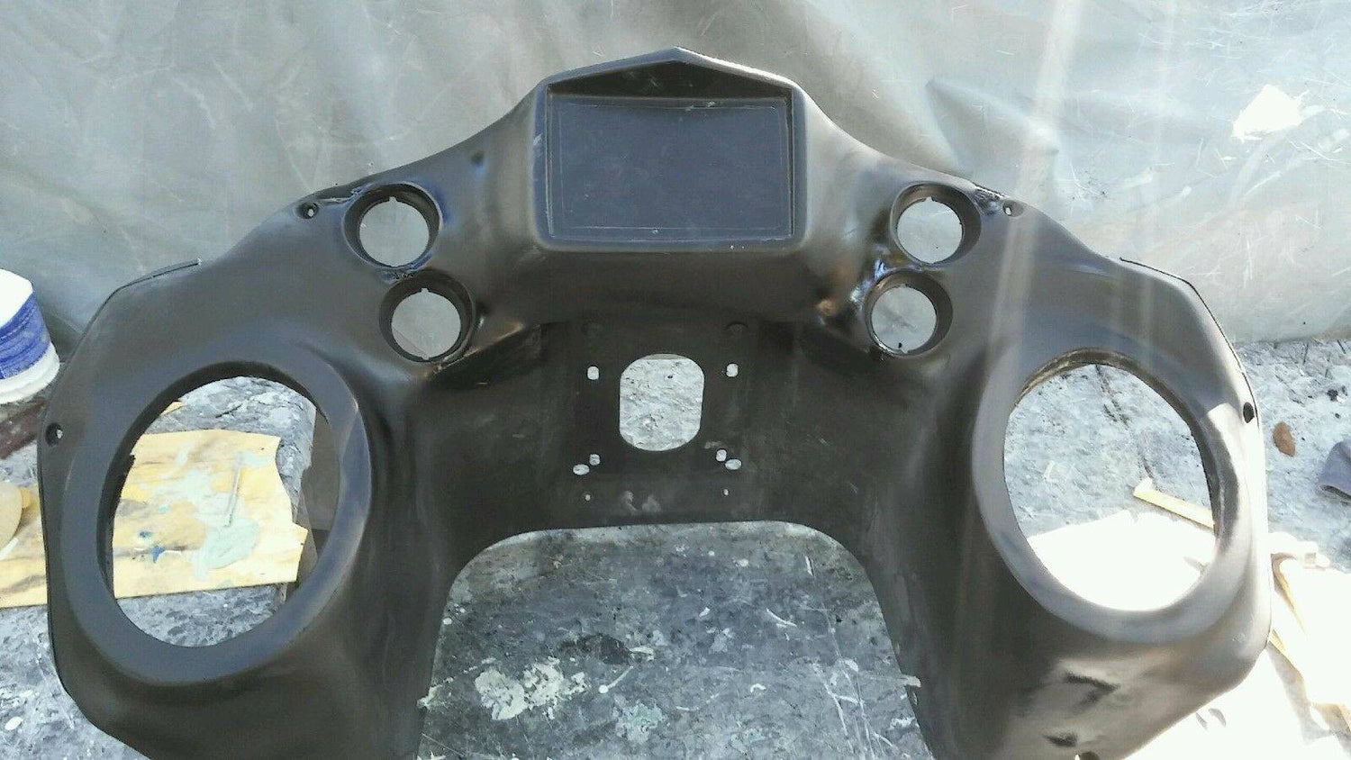 Custom Double Din Insert Dash Road Glide Harley-Davidson  97-13 - Bike Life Nation