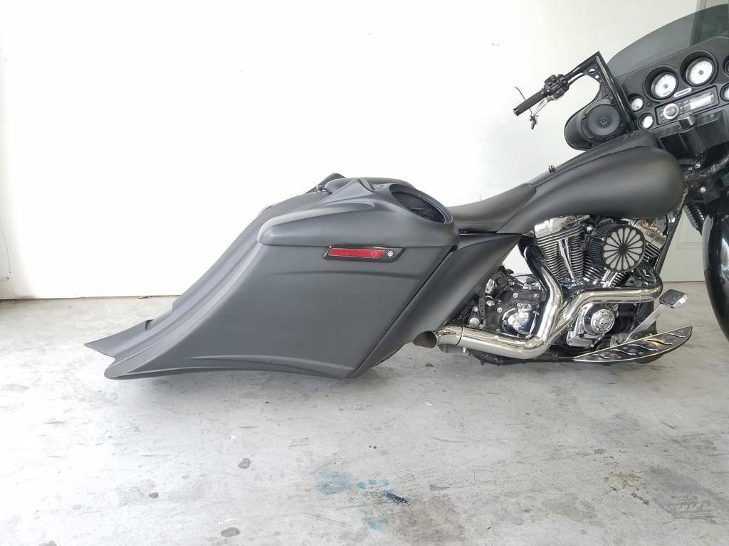 Harley Davidson 7" Stretched Side Covers Flh Touring Motorcycle - Bike Life Nation