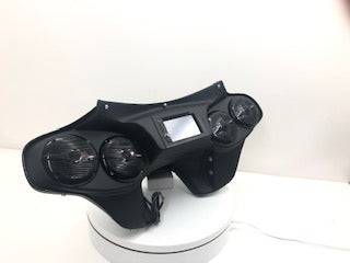 Honda Vtx 1800  Batwing Fairing 5 1/4" Double Din Stereo Setup - Bike Life Nation