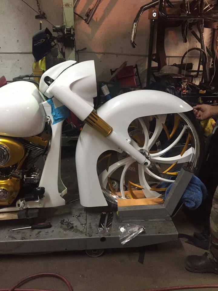 30" Fl Style Fender Harley Davidson Fl Softail Heritage Bagger Stretched - Bike Life Nation