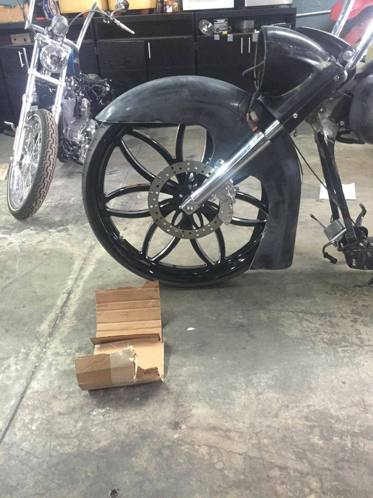 30" Fl Style Fender Harley Davidson Fl Softail Heritage Bagger Stretched - Bike Life Nation