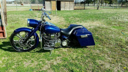 Yamaha Road star Motorcycle Stretched raked Nacelle Bagger