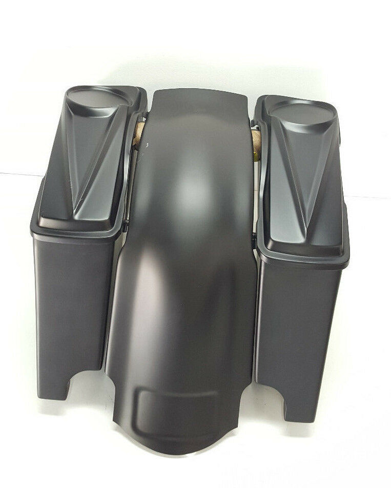 6.5 Speaker Lids #3 Harley Stretched 4" fender overlay,Saddlebags Dual Extended
