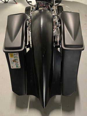 Honda Vtx 1300/1800 Stretched 6" Down 9" Out Bagger saddlebags Fender