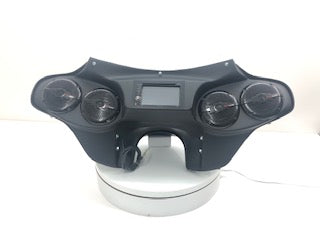 Honda Vtx 1800  Batwing Fairing 5 1/4" Double Din Stereo Setup