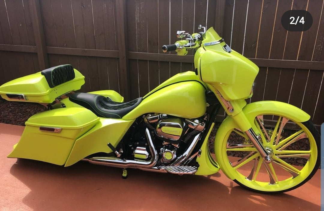 2014-Current Harley Davidson Edgy 6" Stretched Side Cover Road king Street, Road Glide
