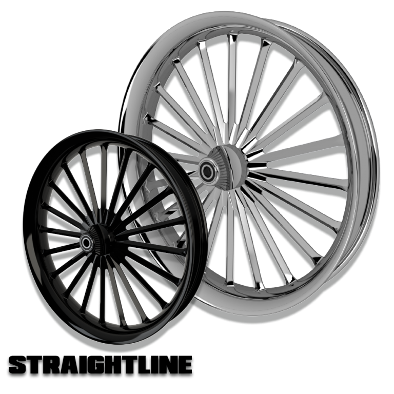 Straight Line Custom Motorcycle Wheels