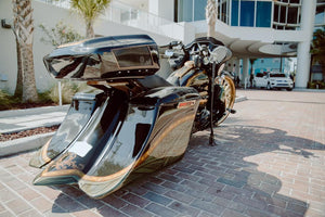 Harley Davidson Motorcycle Flh Competition Audio Bagger Tour Pack